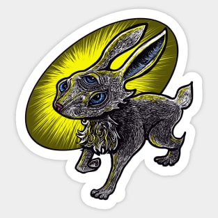 Third Eye Bunny Sticker